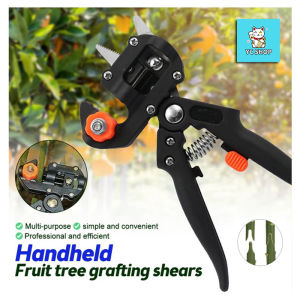 [YC] Fruit Tree Flowers Grafting Shears Handheld (2in1 Garden Grafting Pruning Tools) Alat Kacukan Bunga & Buah-Buahan 园丁花水果剪接驳工具