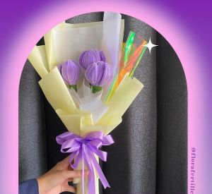 Buket Bunga Kering / Artificial Hand Bouquet / Bunga Rangkai Kering untuk ucapan / wedding / wisuda/ pertunangan / ucapan selamat / ucapan doa orang sakit