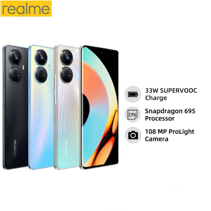 realme 10 Pro 5G Smartphone, Global ROM teléfono móvil Android Desbloqueado  Snapdragon 695, 6,72 Boundless Display, cámara AI 108 MP, Carga 33 W, 12 +  256GB, Azul : : Electrónicos