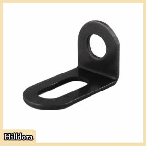 [Hilldora] วงเล็บมุมโลหะ10pcs วงเล็บมุมขวา L วงเล็บวงเล็บวงเล็บวงเล็บวงเล็บสีดำ
