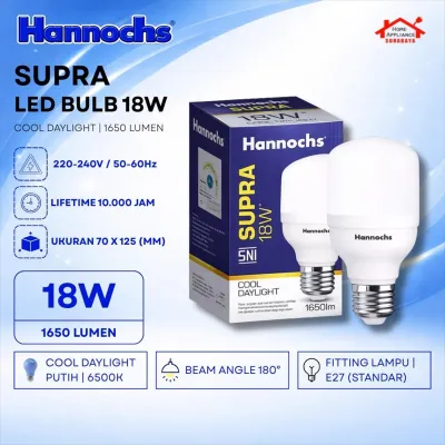 HANNOCHS SUPRA Lampu LED Capsule - Kapsul LED Bohlam 18W - 18 Watt Cahaya Putih 6500K