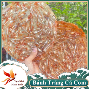 0.5 KG BÁNH TRÁNG CÁ CƠM LOẠI 1 NGON TUYỆT HÚT CHÂN KHÔNG AN TOÀN VỆ SINH THỰC PHẨM ĐẶC SẢN ĐẤT MŨI CÀ MAU- Vựa Khô Minh Triết