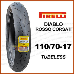 Pirelli Diablo Rosso Corsa II 110/70-17 Tubeless.