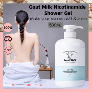 KOREAN GOAT MILK SHOWER GEL EXGYAN Body Care Wash Moisturizing Amino Acid Whitening Shower Gel 500ml - 274-