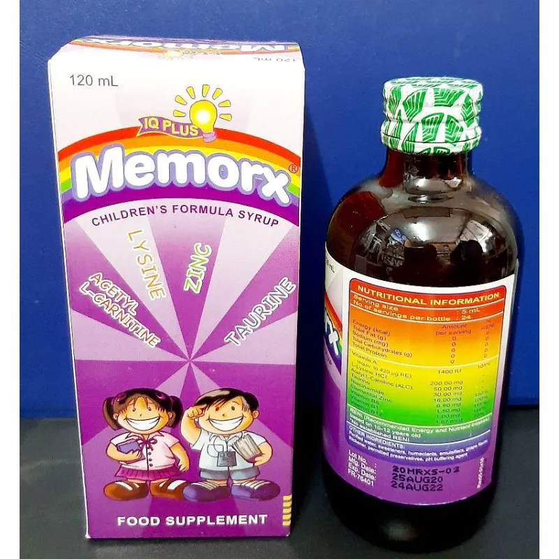 Memory Plus Syrup Plain 60ml, 120ml