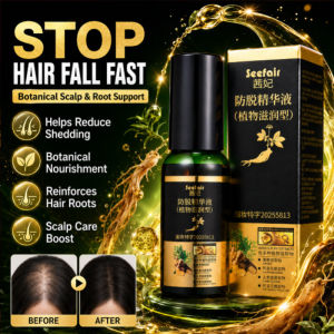 Anti Hair Loss Serum Hair Growth Essence Scalp Treatment Ginger and Herbal Extracts Nourishes Scalp Strengthens Hair Roots Hair Care