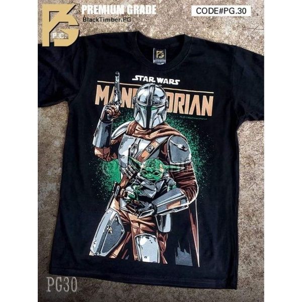 2024 PREMIUM GRADE BLACK TIMBER COTTON TSHIRT ST AR WA RS MANDALORIAN ...