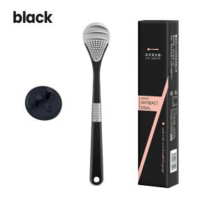 🌟Tongue Cleaner🌟Personal Oral Care Scrubber Brush Tongue Scraper Remove Bad Breath Thick White Personal Oral Care Scrubber Brush with hanging rack