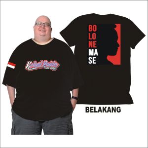 BD Max Bb 150 Kg Kaos Jumbo Big Size Dewasa Paido Bolone Maseh 2XL Sampai 7XL Pria Dan Wanita Bahan Semi Katun Combed 24s