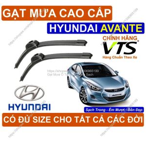 Gạt Mưa Kính Lái Cao Cấp Hyundai Avante Cặp G.ạt Mưa Kính Lái Hyundai Avante Có Đ.ủ Size Cho Các Đời Xe Hyundai Avante