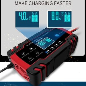 12v ~24v Automotive and Motorcycle Batteries Lead-Acid Battery Portable Chargers Fully Intelligent Universal Maintenance Type Batteries