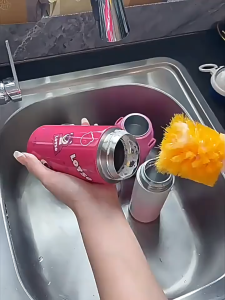 5-in-1 Bottle Cup Cleaning Brush Set Straw Nipple Cleaner Berus Botol Cawan Serbaguna Boleh Tanggal Pasang Mudah Simpan