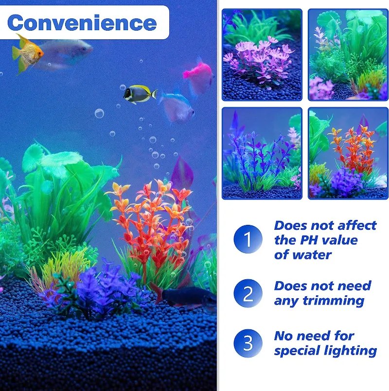 Artificial Plant Grass Fish Tank Decorations Aquarium Artificial