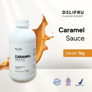 Delifru Caramel Sauce - Topping Saus Karamel 1 Kg