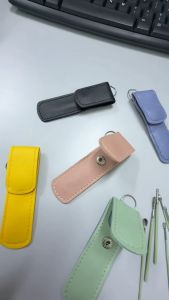 💖In Stocks💖Portable Ear Pick Set 6 in 1 | Stainless Steel Ear Cleaning Tool Kit | Cute PU Leather Case