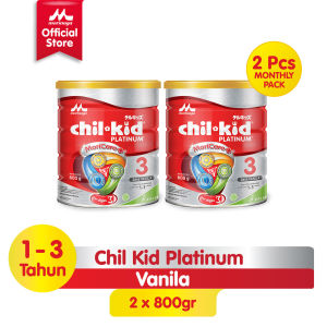 [Paket Isi 2] Morinaga Chil Kid Platinum Vanilla 800g Susu Formula Pertumbuhan Anak Usia 1-3 Tahun