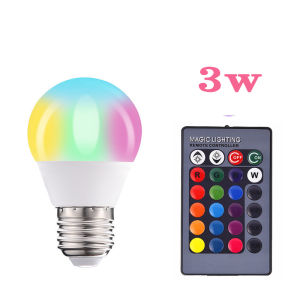 Smart Control Lamp Led RGB Light Dimmable 3W 5W 10W 15W RGBW Led Lamp Colorful Changing Bulb Led Lampada RGBW White Decor Home