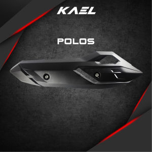 Cover Knalpot Honda Vario 125-150 New LED eSP 2015-2017 Karbon-Carbon-Hitam Polos Tutup-Tameng-Pelindung Kenalpot-Muffler-Exhaust