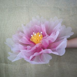 MARBLEX 50cm Artificial Realistic Peony Silk Outdoor Fake Flowers Floor Display Large Flower Head