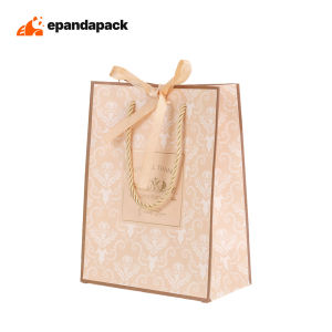 100pcs Paper Bag Special Thanks Gift Bag Cenderamata Kahwin Ribbon Handle Red Champagne Hadiah Party