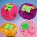 Topi Kupluk Bayi Cewek Pinky Strawberry ( 0 - 24 Bulan ). 