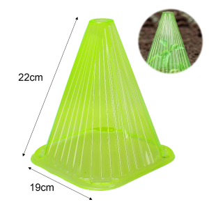20Pcs Reusable Plant Bell Covers for Garden Protection Seedling Clear Protective Cover Shield Plants From Birds Frost Snails