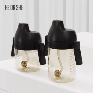 He Or She New 2024 Dental Care Sippy Cup High Polymer PPSU Material Learning Cup Baby Bottle Baby Gift