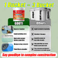 🔥3H Quick-Drying🔥Germany 3 in 1 GOOTI Epoxy Floor Paint Cement Floor Paint 1KG with Brush Renovation Wear-Resistant Waterproof Water-Based Anti-Cracking for Warehouse Garage Factory Cement Floor Office Gym Playground Shopping Mall Outdoor Indoor. 