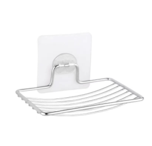 Stainless Steel Wall - Mounted Soap Holders: Strong Double Layer Bathroom Drain Tray Shower Tray Bath Products