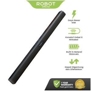 ROBOT RB590 Soundbar Speaker TV Wireless 5.3 Home Theater Dual Connection Ultra-compact Design - Garansi 1 Tahun