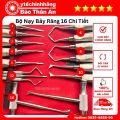 Dụng Cụ Nạy Bẩy Răng Các Đầu Thẳng, Cong, Khuỷu, Nhọn, Tam Giác, Chóp Root Tip, Chữ T. 