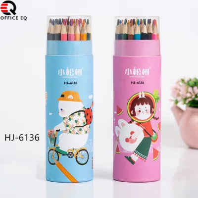 ดินสอสี สีไม้ 12 สี 18 สี 24สี 36 สี 48 สี ชุดดินสอสี แบบแท่งยาว ดินสอสีไม้ ดินสอสี กระบอกกลม สีไม้กระปุก สีไม้แท่งยาว พร้อมส่ง