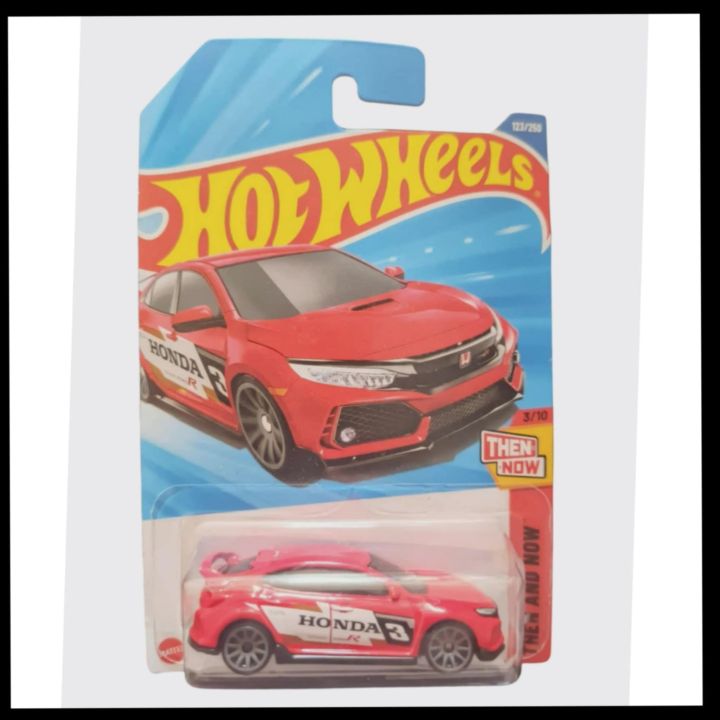 HOTWHEELS HONDA CIVIC TYPE R 2018 - 2025 RELEASE - THEN AND NOW
