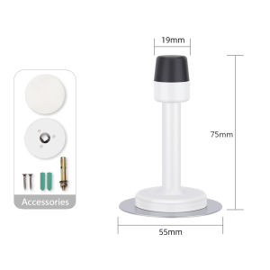 Tự dính vòng cửa thép không gỉ Stopper Miếng Chặn Cửa Cửa khối gắn tường hấp thụ sốc miếng bảo vệ tường chịu lực cao Phụ tùng kim loại cho cửa