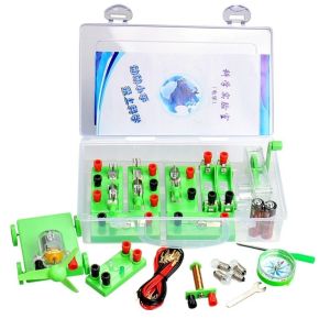 DOWNA Mạch khám phá Bộ dụng cụ thí nghiệm vật lý Điện Cơ Bản Tương tác Mạch khám phá điện cơ bản Cơ bản Học tập thực hành Đồ chơi giáo dục khoa học Dành cho học sinh trung học