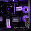 [BroByte] AsiaHorse Aurora ARGB PRO PSU Cables Cover Kit | Addressable RGB Power Extension Cable Cover Kit for Motherboard and GPU PC Cables | 5V 3Pin ARGB Sync | Fit for 12+4-Pin/8pin/24pin Cables. 