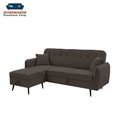 Homemaker Furniture New Sweety Premium 3-seater Sofa with Storage & Ottoman