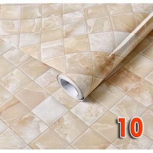 10M Marble Pattern Wall Sticker DIY Thick Waterproof Pvc Imitation Wallpaper Modern Vinyl Self Adhesive