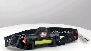 Headlamp Lampu Senter Kepala Anti Air Multifungsi 2 in 1 LED Recharger