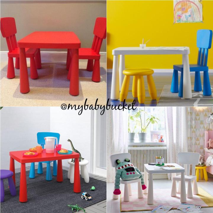 Mammut childrens store table and chairs