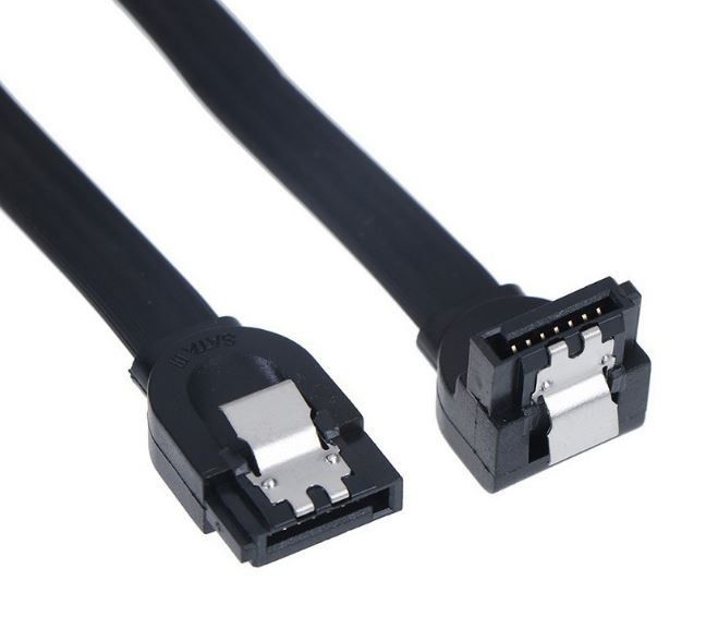 Cable HDD Serial SATA สายเชื่อมต่อฮาร์ดดิสก์กับเมนบอร์ดแบบกริ้ปล็อคทั้ง