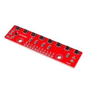 8 Channel IR Photoelectric Switch Barrier Line Track Module Obstacle Avoidance Sensor For DIY