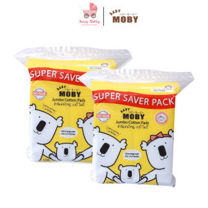 Bông Miếng Moby Baby An toàn Làm Sạch Vệ Sinh Cho Bé Cỡ Lớn