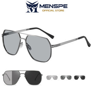MENSPE Men’s Polarized Sunglasses Double Beam Sunglasses Retro Driving Sunglasses UV400 Clean Vision Sunglasses Cycling Riding Running Glasses for Men