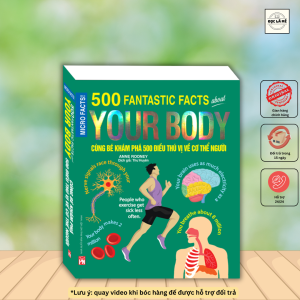 Sách - Cùng Bé Khám Phá 500 Điều Thú Vị Về Cơ Thể Con Người (bản quyền)