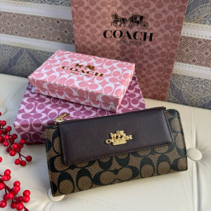 DOMPET PANJANG WANITA COCC FLAP FREE BOX IMPORT