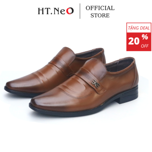 Giày Tây Lười Nam HT.NeO Da Bò Nhập Khẩu Cao Cấp GN-006
