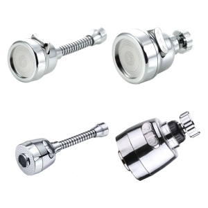 Flexible Faucet For Sink ABS Water Regulator Easy Twist On Design Size Fit