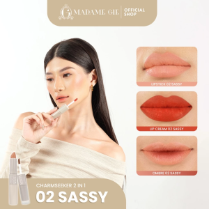 MADAME GIE Charmseeker 2in1 Ombre Lipstick / Lip Matte / Lip Cream Soft Matte Finish Superstay