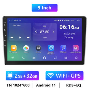 Head Unit Android 9 Inch TV Mobil Murah Meriah 4+32G Android Head Unit Untuk Semua Double Din Mobil 7/9/10 Inch Android 11 Car Radio Multimedia Player GPS
